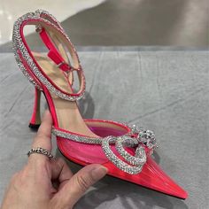 Wedding High Heels, Summer Pumps, Rhinestone Pumps, Office Shoes Women, Pointy Heels, Lady Shoes, Gold Pumps, Glitter Shoes, Prom Shoes