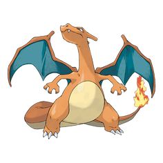 a very cute looking pokemon with fire in its mouth