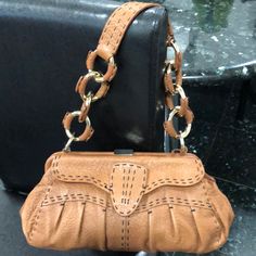 Valentino Small Bag With Chain . Can Go On Your Shoulder Or You Can Just Holding To The Chain A Perfect Length Slight Diss Color On The Corner Bag With Chain, On The Corner, The Chain, Valentino Bags, Small Bag, Go On, Bag Lady, Women Accessories, Handbags