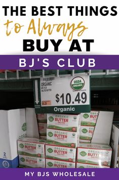 the best things to buy at bj's club in my busy whole sale