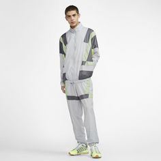 Nike x CLOT Men's Tracksuit Size M (Grey/Dark Grey) BQ5434-012 Check more at https://www.frugalmalefashion.org/product/nike-x-clot-mens-tracksuit-size-m-grey-dark-grey-bq5434-012/ Mens Tracksuit, Track Suit Men, Nike Flyknit, Nike Men, Dark Grey, Rain Jacket