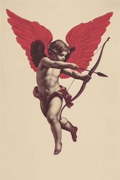 Cupid Drawing, Cupid Wings, Angel Sculpture Art, Png Angel, Angel Png, Angel Statues Sculpture, Arrow Art, Collage Elements, Illustration Board