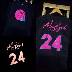 Customized jersey theme tshirt with fluorescent and glow in the dark effects Michelle Carter, Jersey T Shirt, In The Dark, Glow In The Dark, The Darkest, Color Design, Gender Neutral, Adult Outfits, Neon