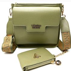 Nwt Gorgeous Olive Valentino Orlandi Crossbody Bag W/Brand Strap And Matching Wallet Questions? Leave A Comment Below! Valentino Crossbody Bag, Valentino Crossbody, Camera Bag Purse, Italian Leather Purse, White Crossbody Bag, Uniqlo Bags, Pink Crossbody Bag, Strap Purse, Camera Strap