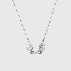 This exquisite necklace depicts the angel wings in great detail. Adorn it as a reminder that you're always protected by your guardian angel. A truly perfect gift for your loved one on all occasions. Material: 925 Sterling Silver Chain Length: 45 +5cm (17.7" + 1.96") Click ADD TO CART To Order Yours Now! The Checkout Process is Guaranteed to be 100% Safe and Secure with Visa, Mastercard, AMex, Discover, Apple Pay or PayPal. Angelic Wings, Wings Necklace, Your Guardian Angel, Wing Necklace, The Angel, 925 Sterling Silver Chain, Guardian Angel, Apple Pay, Visa Mastercard