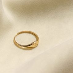 Material: 14K Solid Yellow Gold Sizing: Available in 6, 7, 8 Signet Ring, Solid Yellow, Solid Gold, Gold Jewelry, Silver Rings, Product Launch, Yellow Gold, Ring, Yellow