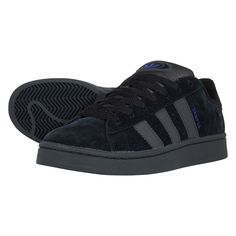 2000s Dc Shoes, New Balance Shoes Black, Adidas Campus Black, Swaggy Shoes, Sneakers Purple, Color Core, Adidas Campus 00s, Skater Shoes, All Black Shoes