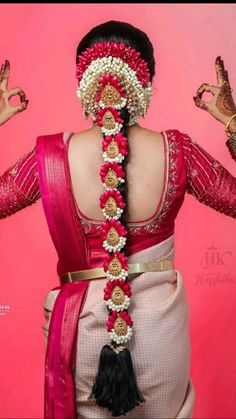 Hairstyles Traditional, South Indian Bridal Hairstyles, Indian Bridal Hairstyle, South Indian Hairstyle