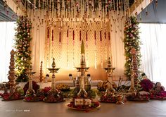 Hot Trends to Catch Upon! Wedding Decors We Adore Simple Wedding Stage, Fresh Wedding Decor, Marriage Hall Decoration, Stage Inspiration, Hindu Wedding Decorations, Indian Wedding Stage, Reception Stage Decor, Wedding Hall Decorations, Fun Wedding Decor