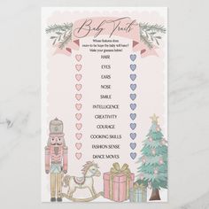 Celebrate the arrival of your little sugar plum with this magical Pastel Pink Nutcracker baby shower collection. This delightful printable party decor captures the magic of a Christmas Winter Wonderland theme, perfect for your girl's special day. Instantly downloadable, the designs features a whimsical array of Sugar Plum holiday decorations, infusing the atmosphere with pastel pinks and festive cheer. The adorable nutcracker designs and winter wonderland elements, transforms any space into a fe Nutcracker Gender Reveal, Christmas Winter Wonderland Theme, Pink Nutcracker Christmas, December Baby Shower Ideas, Christmas Winter Wonderland, Fairy Baby Showers, Pink Nutcracker, Winter Shower, December Baby