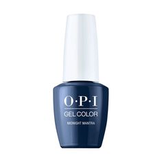 OPI GelColor Midnight Mantra #F009 - Universal Nail Supplies Midnight Mantra Opi, Glossy Manicure, Black Gel Nails, Power Of Music, Bath Collection, Sound Bath, Soak Off Gel, Minimalist Nails, Gel Color