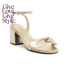 in stock Luxury Gold Sandals With Low Heel, Luxury Gold Low Heel Sandals, Glamorous Gold Block Heel Sandals, Chic Gold Block Heel Sandals, Elegant Metallic Sandals For Summer, Chic Holiday Sandals With Open Heel, Chic Open Heel Sandals For Holiday, Gold Open Toe Sandals For Holiday, Elegant Gold Sandals For Holidays