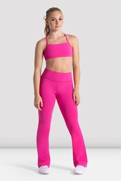 We’re combining activewear with this classic 70's trend, with our Girls Signature Flare Legging; designed for movement and leisurewear. Featuring a high waist for a secure fit, flared hem for a vintage feel available in three bright tones. Pair with our Girls Signature Logo Bra Top for your perfect activewear ensemble. Features Best for low-intensity workouts Full length with kick flare hem High waisted Fold-down, no-dig waistband Concealed pocket at waistband Fabric Main - 78% Recycled Polyeste Girls Dancewear, Flare Legging, Dance Accessories, Ballet Girls, Princess Collection, Kick Flares, Girls Leggings, Our Girl, Signature Logo