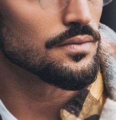 Trimmed Beard Styles, Curly Hair Fade, Mustache Styles, Men's Facial Hair