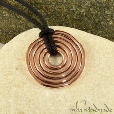 Hammered Pure Copper Spiral Viking Pendant Wire Wrapped Handcrafted by Mba Handmade - Copper Jewelry - Hammered Copper Pendant - Unisex Copper Jewelry Necklaces, Copper Necklace Handmade, Copper Wire Jewelry Diy, Diy Copper Jewelry, Hammered Copper Jewelry, Copper Jewelry Diy, Forged Jewelry, Penny Jewelry, Handmade Copper Bracelet