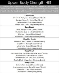 the upper body strength chart shows how to use it in order to build muscle muscles