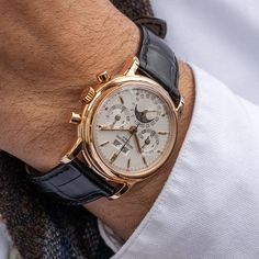 Patek Philippe 3970ER '3rd Series' - Amsterdam Vintage Watches Billionaire Aesthetic, Men Essentials, Amsterdam Vintage, Moonphase Watch, Suit Man, Worlds Finest, Casual Dressing, Best Dress