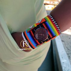 Well designed African Beaded bracelet. Designed to hold your wrist watch And easy to change your watch depending on your occasion. Adjustable Multicolor Jubilee Cuff Bracelet, Multicolor Bracelet Strap Watch Band, Adjustable Multicolor Wristlet With Wrist Strap, Adjustable Multicolor Wearable Art Bracelet, Adjustable Cuff Beaded Bracelets As Gift, Multicolor Cuff Bangle Bracelet, Multicolor Beaded Bangle Bracelet, Multicolor Bangle Cuff Bracelet, Casual Multicolor Watch Bands As Gift