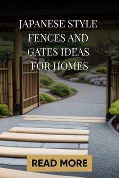 japanese style fences and gates ideas for homes read more on the blog at www pinterest com