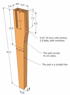 the measurements for a tall wooden pole