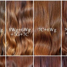 Copper Hair Color Formulas, Shades Eq Formulas, Balayage Red Hair, Red Hair Formulas, Light Red Hair Color, Copper Blonde Balayage, Redken Color Gels, Copper Brown Hair Color, Pumpkin Spice Hair