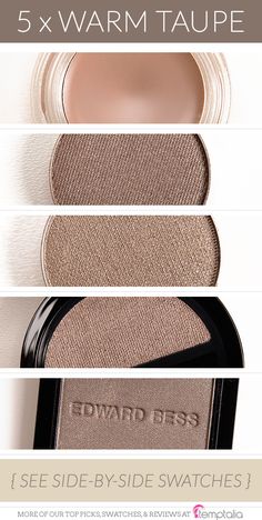 Taupe Eyeshadow, Green Smokey Eye, Light Lipstick, Edward Bess, Warm Taupe, Face Makeup Tips, Beautiful Eye Makeup, Makeup Geek