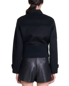 Find MAJE Blopita Jacket on Editorialist. Maje Blopita Jacket.Color:Black.Size:36 FR/4 US.Material:Main fabric: 78% wool/22% polyamide; pocket lining: 100% polyester; rib: 41% acrylic/39% polyester/19% polyamide/1% elastane.Jackets. Wool Cropped Jacket For Business In Winter, Wool Cropped Business Jacket For Winter, Winter Wool Cropped Jacket For Business, Winter Business Wool Cropped Jacket, Designer Winter Outerwear With Flap Pockets, Luxury Black Cropped Jacket For Winter, Black Luxury Cropped Jacket For Winter, Tailored Wool Cropped Jacket For Winter, Structured Fitted Cropped Jacket For Fall