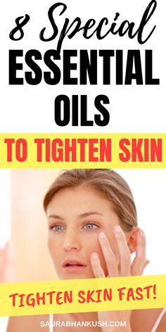 Looking for 8 Essential Oils to Tighten Skin? I have found these 8 Essential Oils to tighten Face Skin, and I also use these Essential oils to Tighten loose skin on my other parts too. #essentialoilstotightenskin #essentialoils #skintightening #tightenskinonface Skin Tightening Essential Oil, Throat Infection, Tighten Loose Skin, Tighten Skin, Essential Oils For Skin, Saggy Skin, Best Essential Oils, Loose Skin, Anti Aging Skin