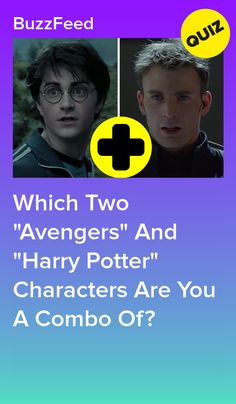 two harry potter characters with the caption which reads which two avengerss and their characters are you