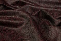 This jacquard has a medium weight and moderate drape. Elegant Brocade Fabric For Formal Occasions, Elegant Jacquard Fabric For Evening, Festive Jacquard Fabric, Elegant Red Fabric For Formal Occasions, Elegant Brocade Fabric For Party, Fitted Formal Brocade Fabric, Formal Fitted Brocade Fabric, Festive Formal Brocade Fabric, Dark Burgundy