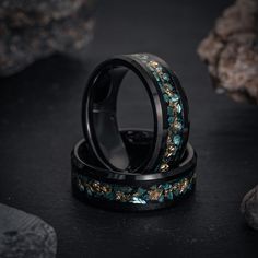 Meteorite Green Opal Ring, Engagement Mens Ring, Unique Mens Ring, Black Hammered Tungsten Ring, Mens Wedding Band, Opal Meteorite Mens Ring - NO special instructions (Built to wear 24/7) - Each Ring comes with a custom engraved rustic wood box - Customer support from our company  24/7 - Custom Box Engraving for you! Step into the cosmic allure of our Meteorite Green Opal Ring - a celestial masterpiece that captures the essence of the universe in a wearable work of art. Meticulously handcrafted, Groom Rings, Opal Ring Engagement, Unique Mens Rings, Mens Stainless Steel Rings, Perfect Gift For Boyfriend, Ring Mens, Christmas Gifts For Boyfriend, Engagement Rings Opal, Wolfram