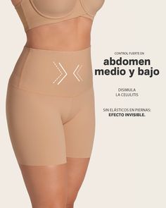 ¡Este short de compresión es el complemento perfecto de tus looks ya que estiliza tu figura, disimula la celulitis y evita el roce entre las piernas! Úsalo con la ropa que quieras: pantalones ajustados, vestidos o faldas, y lo mejor es que es invisible en los muslos ya que no cuenta con elásticos ni costuras en las piernas. Al ser de tiro alto y estar elaborado con dos capas de tela, genera una compresión fuerte en tu abdomen y cintura, moldeando tus curvas para que no tengas que preocuparte por Shaping Beige Bottoms With Built-in Shorts, Beige Shaping Bottoms With Built-in Shorts, Short Length Shapewear Bottoms With Wide Waistband, Supportive Bottoms With Built-in Shorts, High-waisted Stretch Smoothing Shorts, Smoothing Stretch High-waisted Shorts, Seamless High-waisted Shapewear Shorts, Supportive Seamless Short Bottoms, Seamless High-waisted Shorts Shapewear