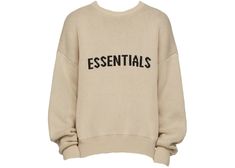 Buy and sell StockX Verified Fear of God streetwear on StockX including the Fear of God Essentials SSENSE Exclusive Pullover Sweater Linen Men's and thousands of other streetwear clothing and accessories. Essentials Sweater, The Fear Of God, Linen Men, Fear Of God Essentials, Hoodie Size Chart, Long Sleeve Knit Sweaters, Streetwear Clothing, Fear Of God, The Fear