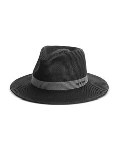 rag & bone City Straw Hat Straw Hat, Rag & Bone, Buy Online, Bones, Straw, Jewelry Accessories, Hats, Black