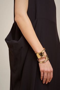 Sculptural bracelet | liviana conti Sculptural Bracelet, Dress Gift, Work Wardrobe, Sophisticated Style, Bracelet Sizes, Skirt Top, Occasion Wear, Shoe Bag, Sculpture