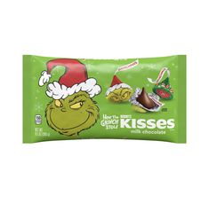 the grinch kisses candy bar is filled with chocolate