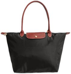 Longchamp Large Le Pliage Tote, Rainy Days, Embossed Leather, Leather Trims, Inside Pocket, Water Resistant, Nordstrom, Trim, Leather