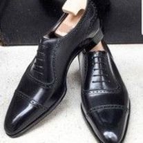 New Stylish Fashioned Two Tone Lace Up Almond Toe Businessmen's Brogue Shoes sold by Branded_fashion2020 on Storenvy Finsbury Shoes, Men Fashion Shoes, Black Leather Dress Shoes, Patent Leather Dress, Dress Shoes For Men, Custom Design Shoes, Custom Made Shoes, Peacoats, Black Leather Dresses