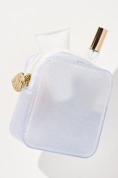 Don't be fooled by its little size - the Mini Pouch is tiny-but-mighty. Hold your smaller daily essentials with ease. | Jelly Mini Pouch by Stoney Clover Lane in Clear at Anthropologie Mini Makeup Pouch, Stoney Clover Lane, Stoney Clover, Mini Pouch, Mini Makeup, Mini Pouches, Makeup Pouch, Daily Essentials, Everyday Essentials