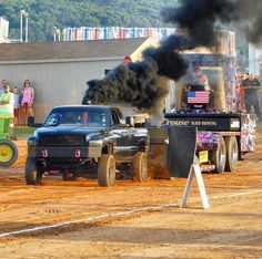 Truck pulls, girls black and pink cummins Pink Cummins, Planes Trains Automobiles, Diesel Trucks, Girls Black