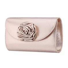 Classic flap clutch paired with a flower detail calls for the most perfect evening bag, also includes a drop in chain to go hands free!Features: Removable StrapsClosure Type: Magnetic SnapPockets: 1 Inside Slip PocketMetal Color: Gold ToneMeasurements: 8.75 Width/Inches, 2.5 Depth/Inches, 5.25 Height/InchesHandle Drop Length: 18 InchesMax Strap Drop Length: 18 InchesBase Material: 100% PolyesterFabric Description: SatinLining Material: SyntheticCare: Spot CleanCountry of Origin: Imported Chic Rose Gold Evening Bag, Chic Rose Gold Formal Bag, Chic Rose Gold Evening Bag For Event, Chic Rose Gold Evening Bag For Events, Chic Rose Gold Event Bag, Chic Rose Gold Bag For Events, Rose Gold Clutch For Evening, Rose Gold Clutch Bag For Evening, Chic Rose Gold Bag