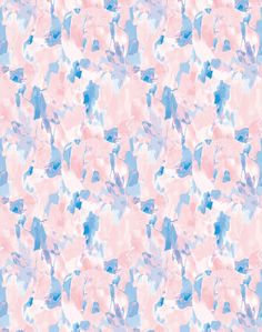 an abstract pink and blue background with flowers