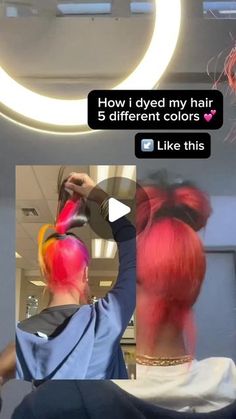 FerRawri 🎀 on Instagram: "-☆ this is a tutorial of how i dyed  my hair these colors inspired by  the purple sunset 🌄  #hairdyetutorial #peekaboo #peekaboohair #peekaboohighlights #highlight #highlightedhair #highlightedhair #newhair #newhaircolor #newhairstyle #hairoftheday #hairofinstagram #hairtrends #hairtransformation #haircolorist #newhairdontcare #naturalhair #hairdye #hairdyed #naturalhair #silkpresshair #naturalhairgoals #curlynaturalhair #silkpressatlanta #hairdye #naturalhairbloggers #embracenaturalhair #black #naturalhairrules" Sunset Dyed Hair, Sunset Peekaboo Hair, Skunk Stripe Curly Hair, Hair Dye Tutorial, Sunset Hair Color, Embrace Natural Hair, Silk Press Hair, Peekaboo Color, Natural Hair Rules