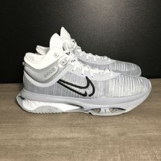 New Without Box! Men's Size 12.5 Rare Nike Air Zoom Gt Jump 2 Tb P Basketball Shoes Grey White Dx9189-003 Mens Volleyball Shoes, Gymnastics Shoes, Nike Air Monarch, White Basketball Shoes, Womens Basketball Shoes