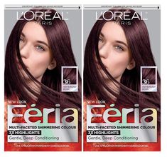 PRICES MAY VARY. Multi-Faceted Permanent Hair Color: Known for shimmering color and edgy colors, Feria permanent hair dye kits transform hair from blah to brilliant; Our multi-faceted shimmering hair dye with 3X highlights delivers intensified, brilliant results. Pack of 2 Multi-Tonal, Shimmering Feria Hair Color: With 50 plus bold shades ranging from deepest black hair, platinum blonde & smoky silver hair dye, our vegan hair dye kits are inspired by cutting-edge fashion & the latest trends, no Hair Color Chocolate Cherry, Chocolate Cherry Hair Color, Hair Color Cherry Coke, Chocolate Cherry Hair, Cherry Coke Hair, Feria Hair Color, Deep Black Hair, Pelo Chocolate, Black Cherry Hair