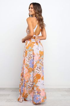 Split Long Dress, Open Neck, Halter Maxi, Halter Maxi Dresses, Sleeveless Maxi Dress, Boho Floral, Floral Maxi, Stunning Dresses, Olivia Mark