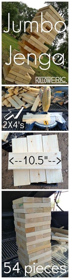 the steps to build a wooden fence with numbers and measurements for each piece of wood