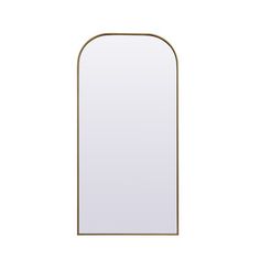 an arched mirror on a white background