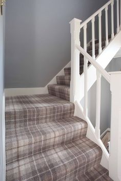 the stairs in this house are made of carpet