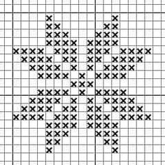 a cross stitch pattern with black and white crosses